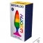 Анальна пробка Wooomy Hiperloo Silicone Rainbow Plug L (SO7434) 3