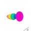 Анальна пробка Wooomy Hiperloo Silicone Rainbow Plug L (SO7434) 2
