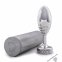 Металева анальна пробка DOXY Butt Plug RIBBED, 3,3 см (SO8031) 0