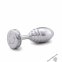 Металева анальна пробка DOXY Butt Plug RIBBED, 3,3 см (SO8031) 1
