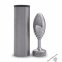 Металева анальна пробка DOXY Butt Plug RIBBED, 3,3 см (SO8031) 2