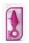 Анальний плаг LUXE CANDY RIMMER LARGE FUCHSIA (T330236) 0