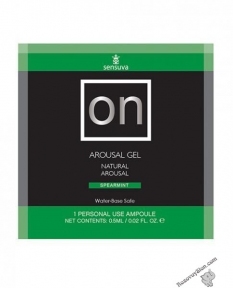 Пробник збуджувального гелю Sensuva — ON Arousal Gel for Her Spearmint (6 мл), SO7845