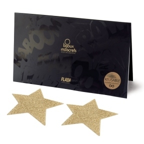 Прикраса на соски Bijoux Indiscrets - Flash Star Gold