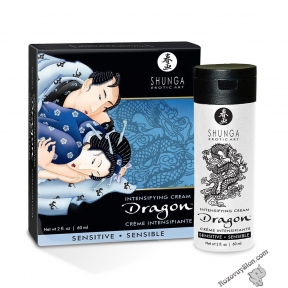 Стимулюючий крем для пар Shunga SHUNGA Dragon Cream SENSITIVE, 60 мл