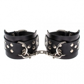 Оковы Leather Leg Cuffs, black (51420280174)