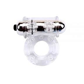 Ерекційне віброкільце Vibrating Bull Ring-Clear (CH77012)