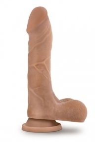 Фалоімітатор з подвійною щільністю AU NATUREL 8.5 INCH MISTER PERFECT MOCHA (T331233)