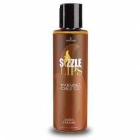 Зігріваючий масажний гель Sensuva - Sizzle Lips Salted Caramel, 125 мл (SO3211)