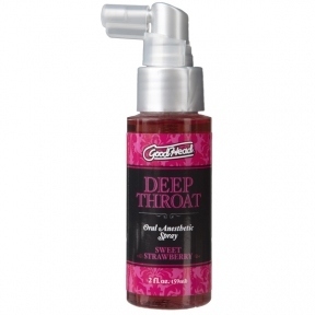 Спрей для мінету Doc Johnson GoodHead Deep Throat Spray – Sweet Strawberry, 59 мл