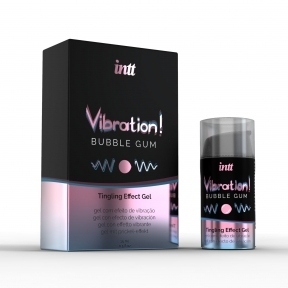 Рідкий вібратор Intt Vibration Bubble Gum, 15 мл