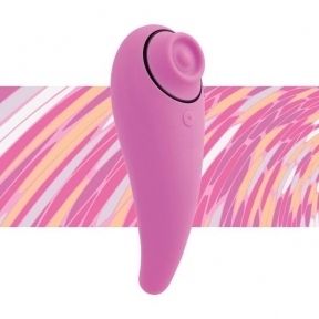 Пульсатор для клітора плюс вібратор FeelzToys - FemmeGasm Tapping & Tickling Vibrator Pink (SO4579)