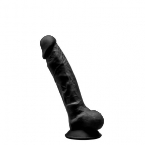 Фалоімітатор Silexd Johnny Black (Premium Silicone Dildo MODEL 1 size 7
