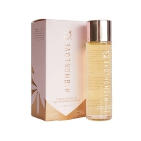 Масажна олія HighOnLove Massage Oil - Decadent White Chocolate, 120 мл