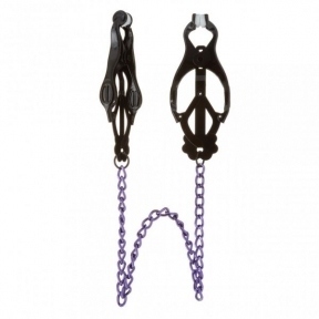 Затискачі на соски Nipple play Long Chain, Black (810288)