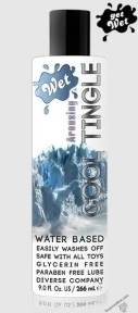 Лубрикант Wet Cool Tingle з ефектом охолодження, 266 мл (WT43100)