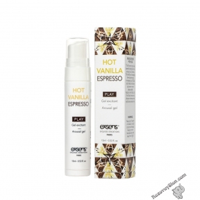 Стимулюючий гель EXSENS Kissable Hot Vanilla Espresso, 15 мл