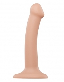 Фалоімітатор Strap-On-Me Dual Density Dildo Flesh S, 17х2,7 см