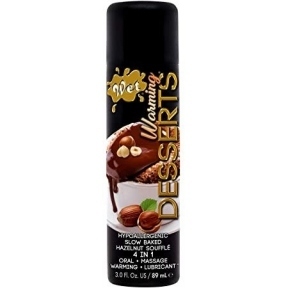 Їстівний лубрикант 4 в 1 WET Warming Desserts Slow Baked Hazelnut Souffle (Смак суфле та лісового горіха) 89ml (WT43027)