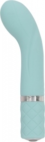 Розкішний вібратор PILLOW TALK - Racy Teal з кристалом Swarovski