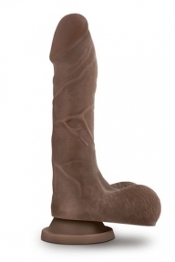 Фалоімітатор з подвійною щільністю AU NATUREL 8.5 MISTER PERFECT CHOCOLATE (T331232)