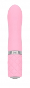 Розкішний вібратор PILLOW TALK - Flirty Pink з кристалом Swarovski
