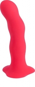 Фалоімітатор Fun Factory «Bouncer», 18х4 см, червоний