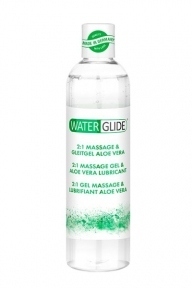 Лубрикант та масажний гель 2 в1 WATERGLIDE ALOE VERA, 300 мл (DT30091)