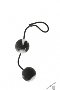 Кульки MARBILIZED DUO BALLS, BLACK (DT50502)