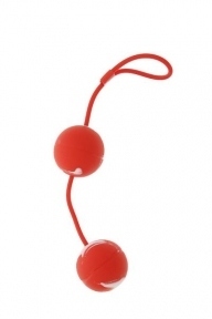 Вагінальні кульки Marbelized DUO BALLS, RED (DT50505)