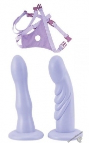 Страпон з двома фалоімітаторами ULTIMATE TWIN STRAP-ON (DT50675)