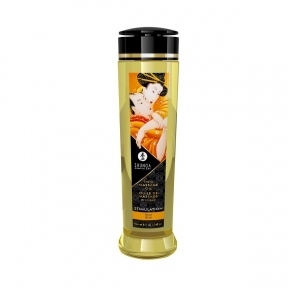 Масажна олія Shunga Stimulation - Peach (240 мл) натуральна зволожуюча (SO4494)