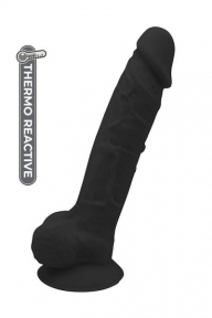 Фалоімітатор Термоактивний REAL LOVE 9, Black (DT21567)
