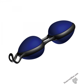 Вагінальні кульки Joyballs secret, blue/black, 3,7 см (6120015005)