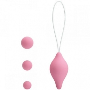 Набір вагінальних тренажерів Кегеля Sexual Exercise, Pink (810214)