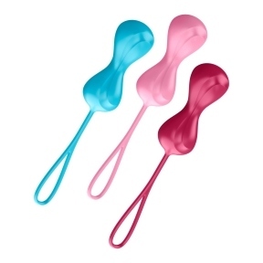 Вагінальні кульки Satisfyer balls C02 double (set of 3)