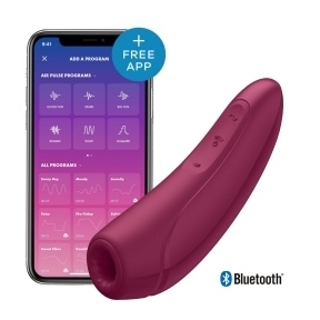 Вакуумний кліторальний стимулятор Satisfyer Curvy 1+ Rose Red (SO3780)
