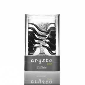 Мастурбатор TENGA Crysta Leaf, унікальний рельєф, що стимулюють пелюстки, прозорий матеріал (SO3812)