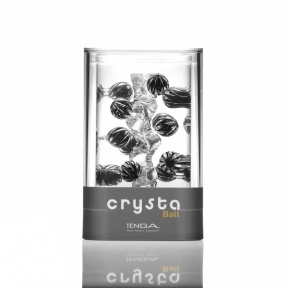 Мастурбатор TENGA Crysta Ball, унікальний рельєф, що стимулюють щільні кульки, прозорий матеріал (SO3813)