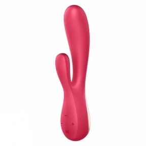 Смарт-вібратор кролик Satisfyer Mono Flex Red, 2 мотора, управління через інтернет (SO3900)