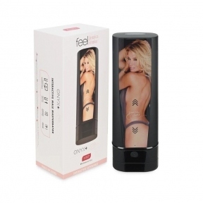 Мастурбатор Kiiroo Onyx+ Jessica Drake, 10 стискальних кілець, не треба рухати, теледильдоника (SO4505)