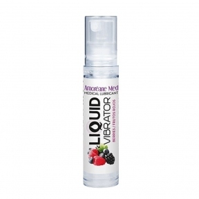 Лубрикант з ефектом вібрації Amoreane Med Liquid Vibrator Berries (10 мл) (SO4819)