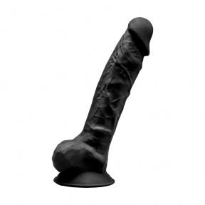 Фалоімітатор SilexD Tomas Black (MODEL 1 size 9in), 23х4,9 см (SO5024)