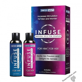 Збуджуючі гелі для пар Swiss Navy Infuse Arousal Gels for Couples 2 х 59 мл (SO5722)