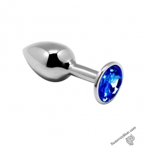 Анальна пробка Alive Mini Metal Butt Plug Blue M (SO6001)