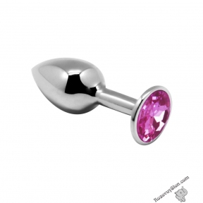 Анальна пробка Alive Mini Metal Butt Plug M Pink (SO6002)