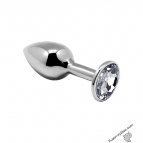 Анальна пробка Alive Mini Metal Butt Plug White M (SO6003)