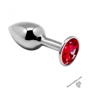 Анальна пробка Alive Mini Metal Butt Plug Red L (SO6004)