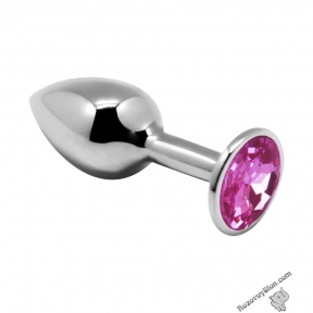 Анальна пробка Alive Mini Metal Butt Plug Pink L (SO6008)