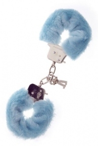 Наручники Metal Handcuff with Plush. BLUE (T160027)